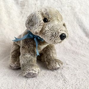Ty Classic Buddy Tanner Dog Puppy Golden Labrador Vintage 2002 Blue Bow